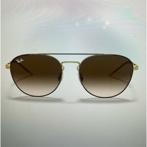 Ray Ban - RB3589 Phantos  gradient brown aviator sunglasses. Excellent condition
